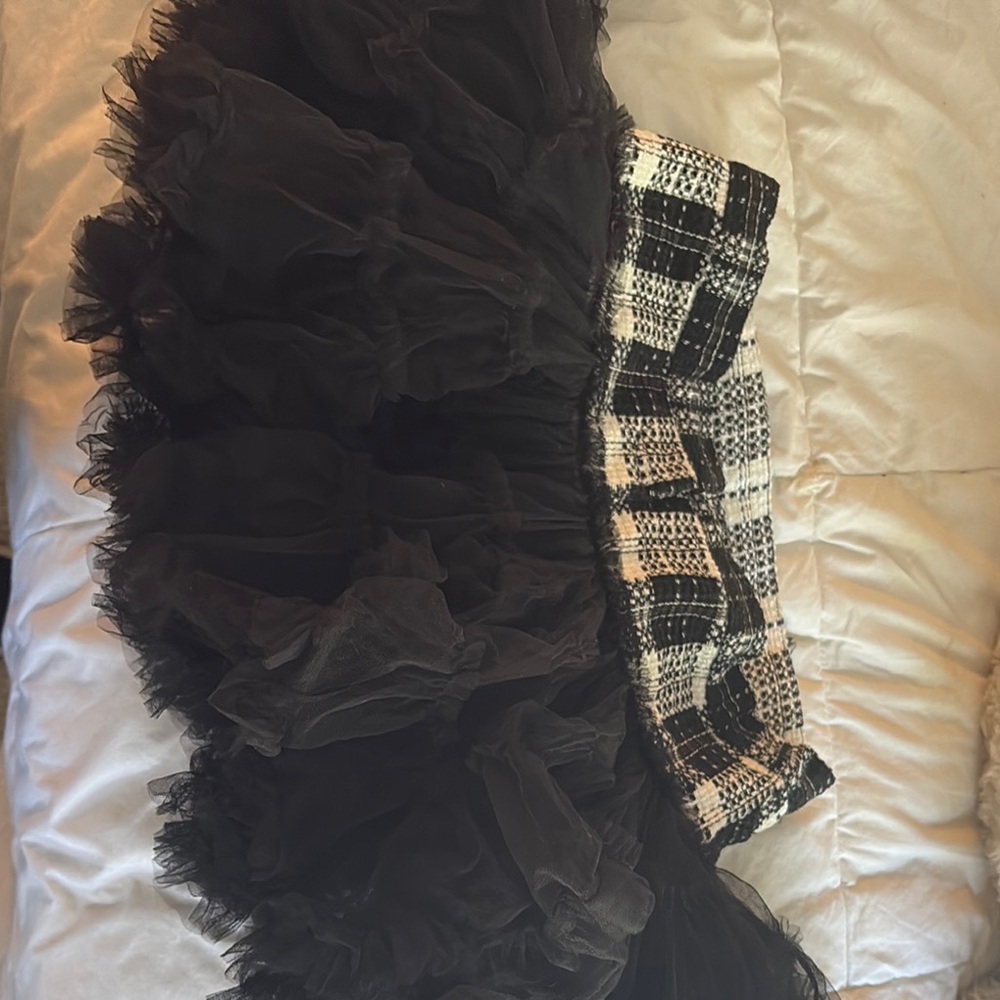 Ooh! La, La! Couture Black and White Skirt Set